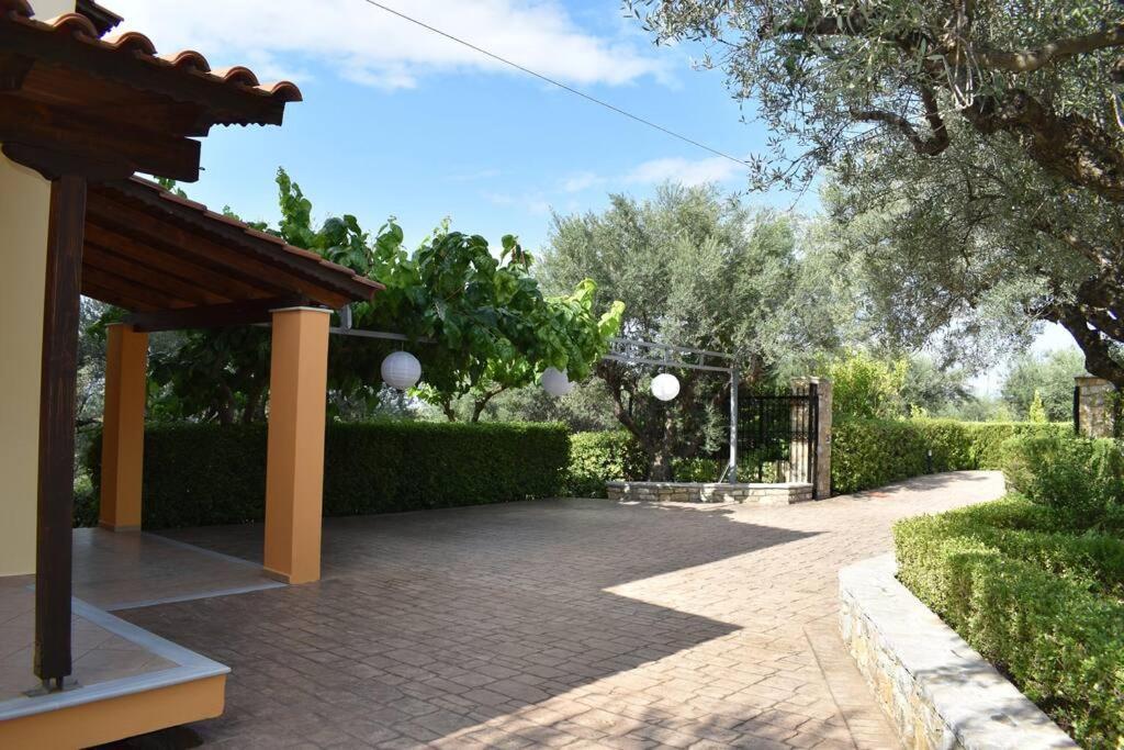 Ampelos Hillside Villa Akrata Exterior foto