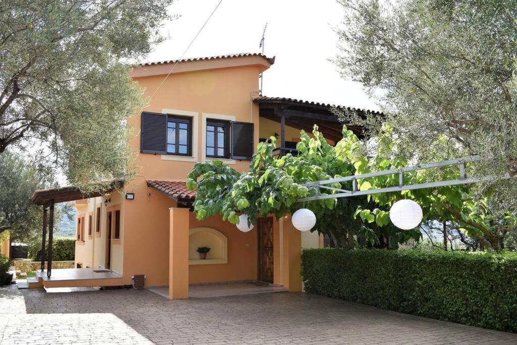 Ampelos Hillside Villa Akrata Exterior foto