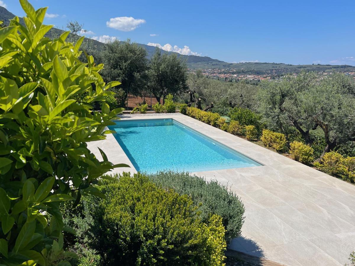 Ampelos Hillside Villa Akrata Exterior foto